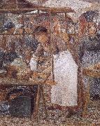Camille Pissarro woman selling pork china oil painting artist
